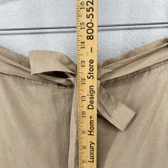EILEEN FISHER Pants XL Tencel Linen Lantern Ankle Belted Twill Beige NEW - Picture 12 of 15
